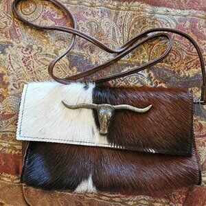 Two Bar West Longhorn Cross Body Bag
